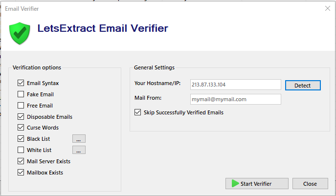 freeware email verifier