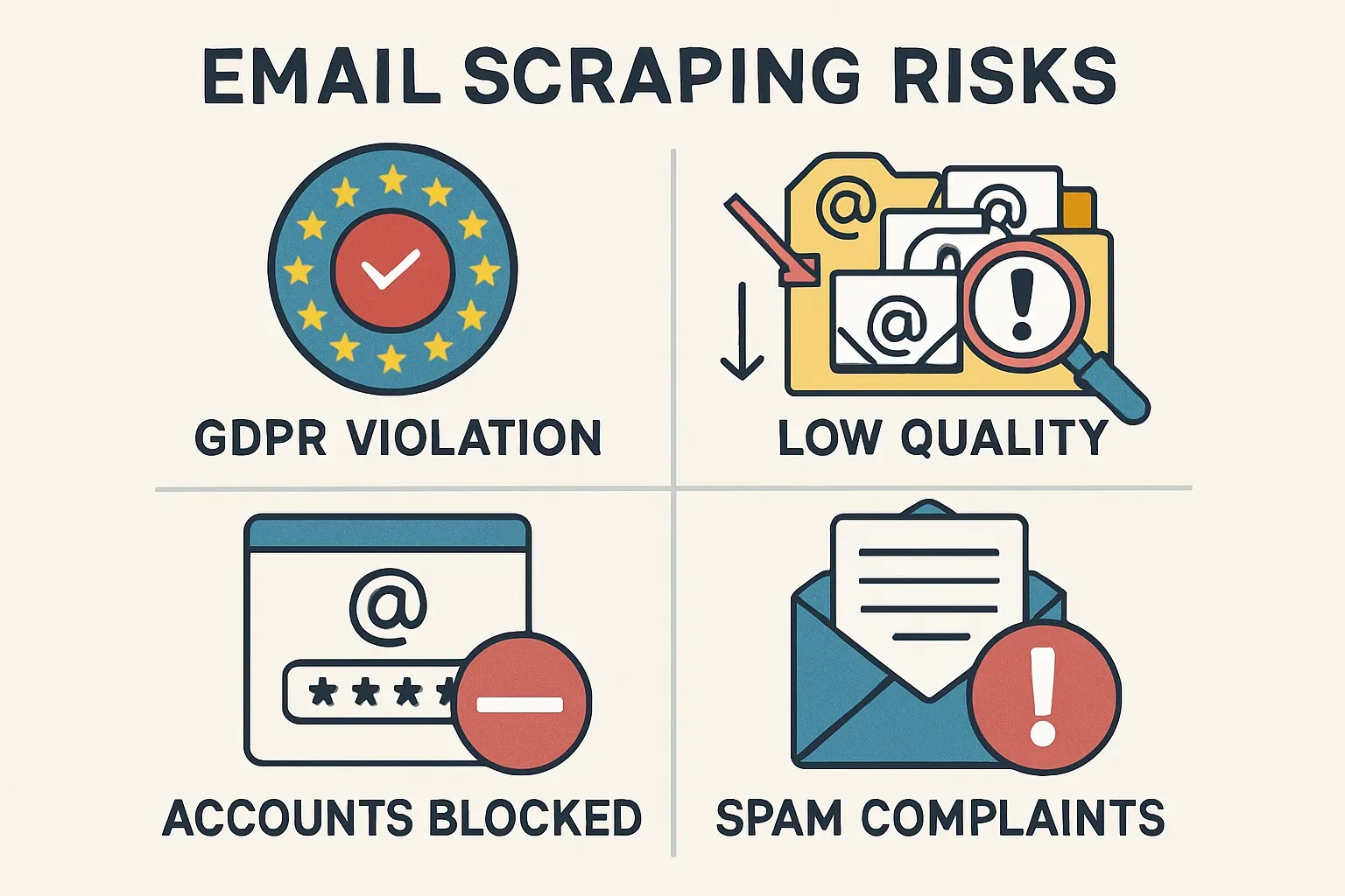 Email scraping: 10 common mistakes to avoid