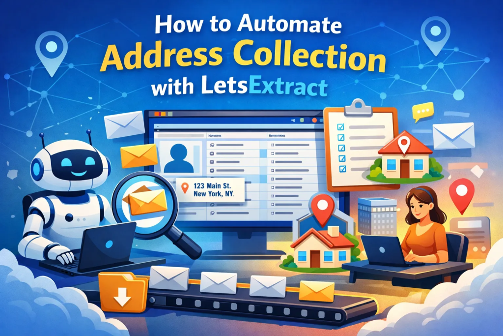 How to automate address collection with LetsExtract - LetsExtract Email ...