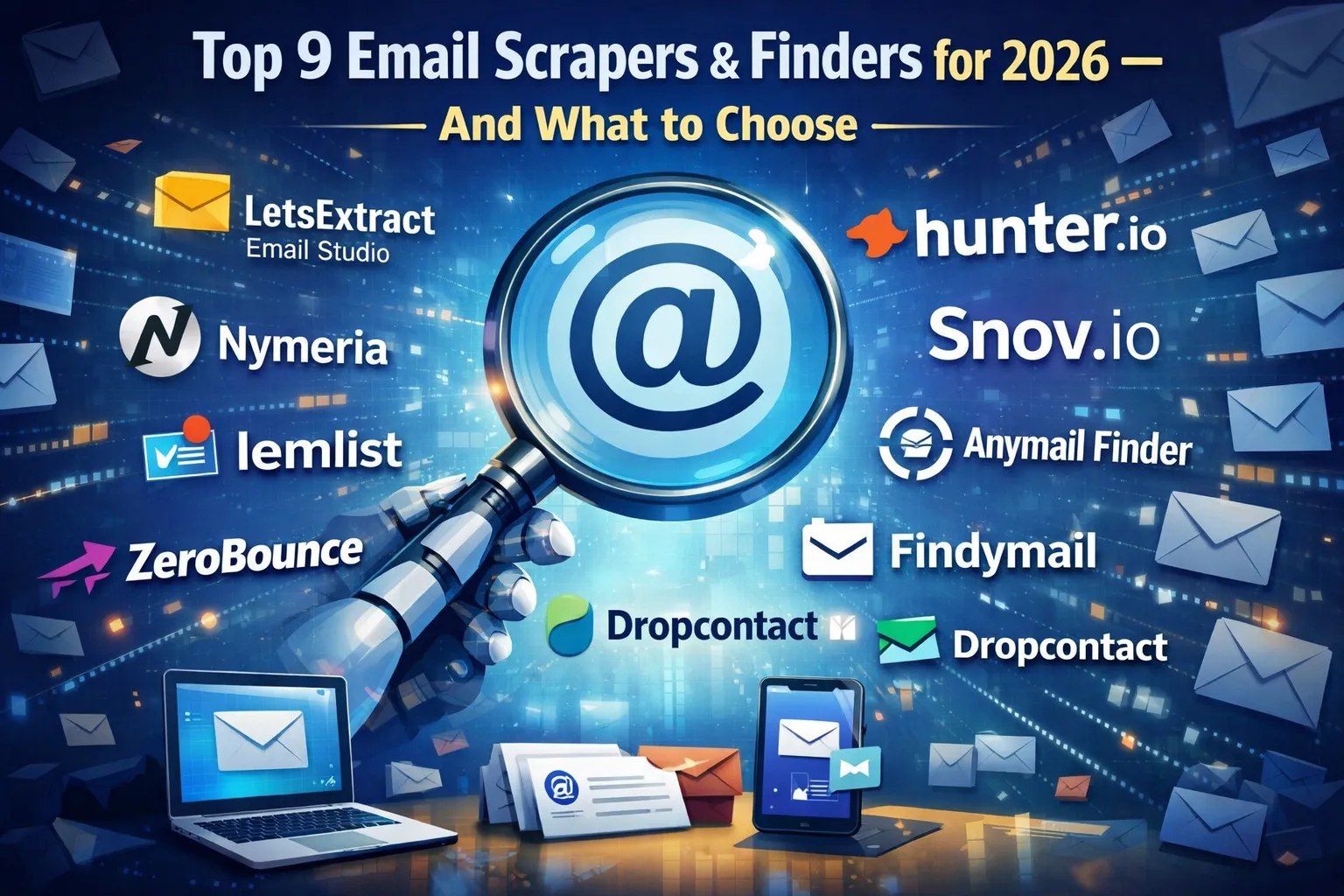 Top 9 email scrapers & finders for 2026 — and what to choose