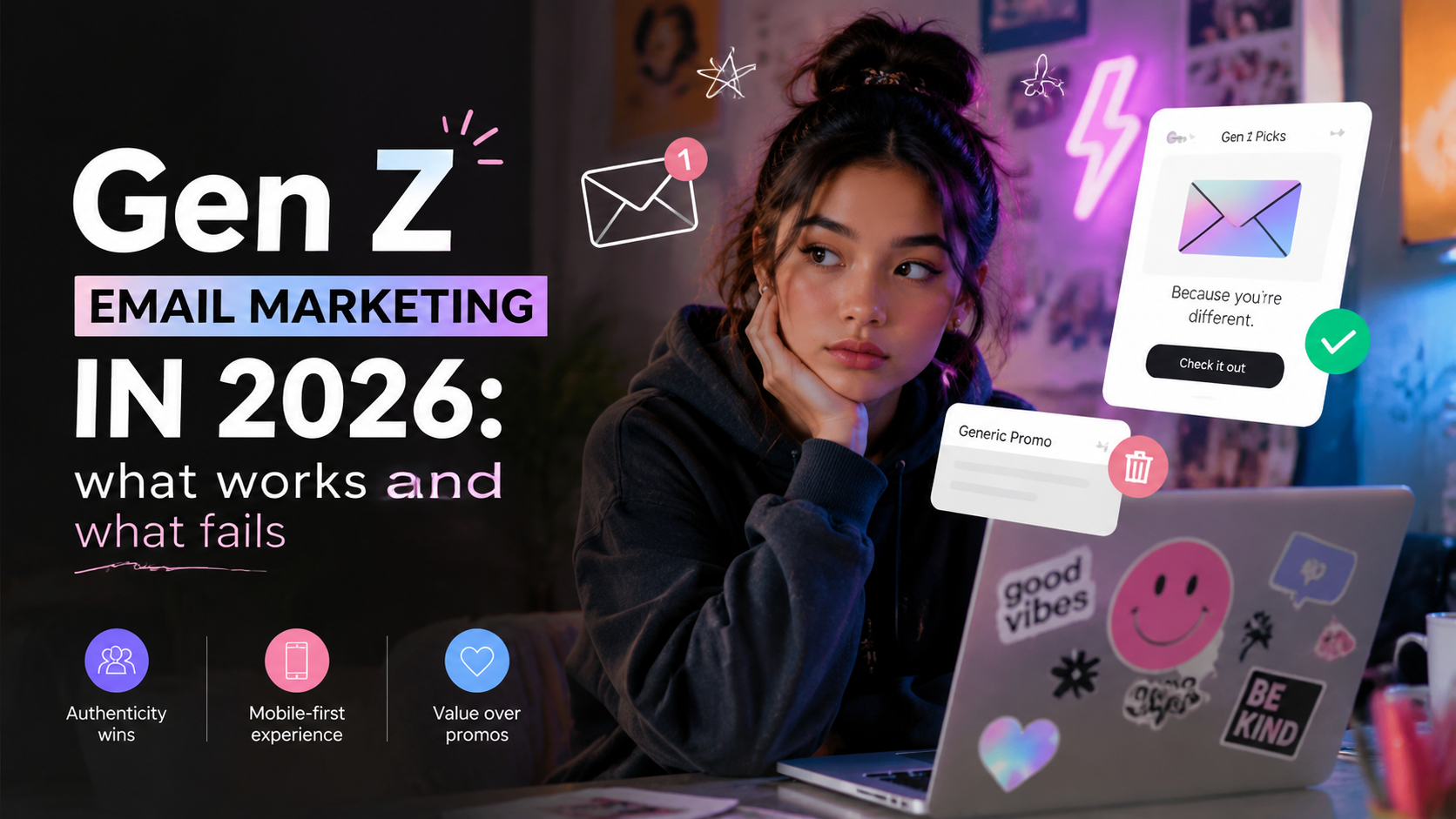 Gen Z email marketing in 2026: what works and what fails